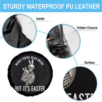 Funny Easter Bunny Skeleton Spare Tire Cover Dead Inside But It Is Easter