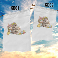 Cute Punch Baby Monkey Easter Garden Flag Funny Animal Gift