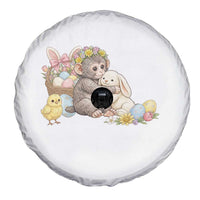Cute Punch Baby Monkey Easter Spare Tire Cover Funny Animal Gift
