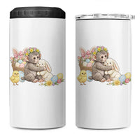 Cute Punch Baby Monkey Easter 4 in 1 Can Cooler Tumbler Funny Animal Gift