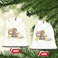 Cute Punch Baby Monkey Easter Ceramic Ornament Funny Animal Gift