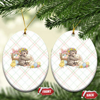 Cute Punch Baby Monkey Easter Ceramic Ornament Funny Animal Gift