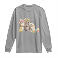 Cute Punch Baby Monkey Easter Long Sleeve Shirt Funny Animal Gift