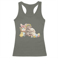 Cute Punch Baby Monkey Easter Racerback Tank Top Funny Animal Gift