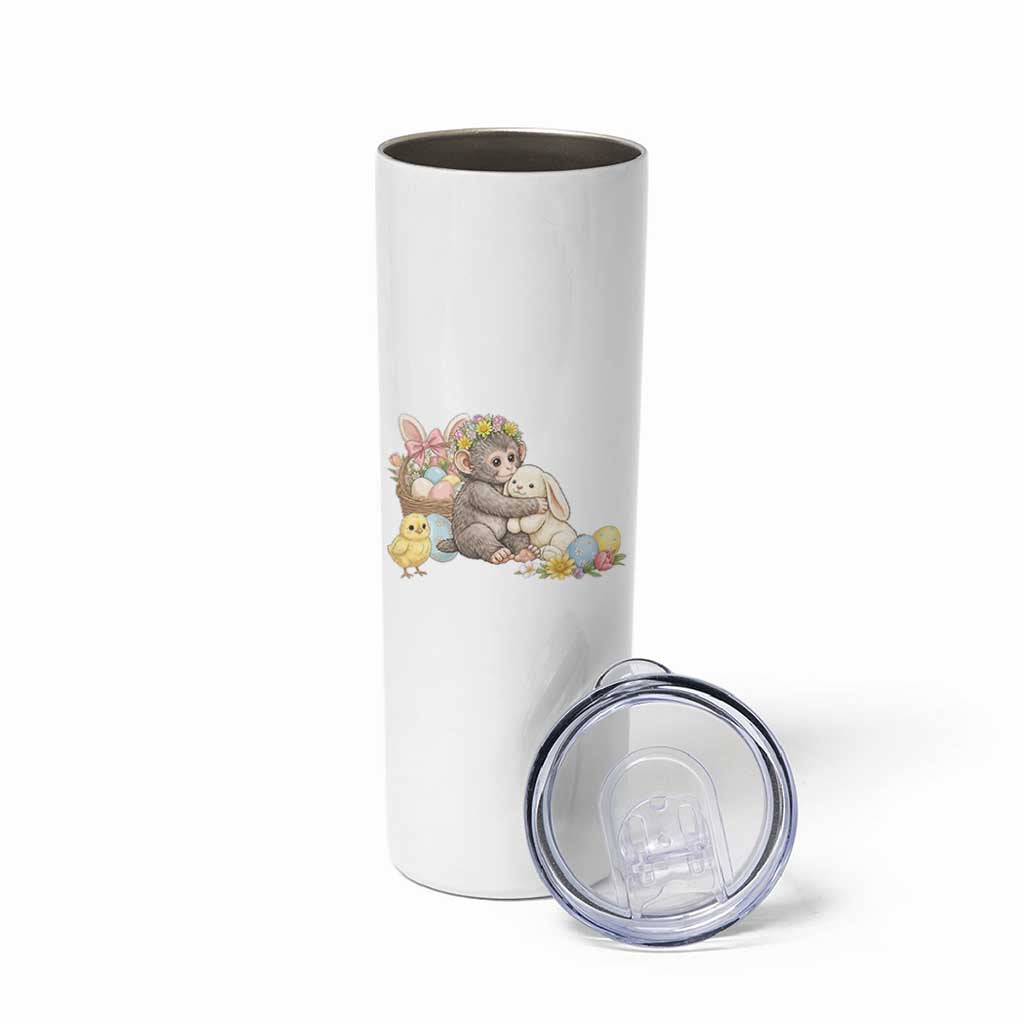 Cute Punch Baby Monkey Easter Skinny Tumbler Funny Animal Gift
