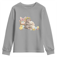 Cute Punch Baby Monkey Easter Youth Sweatshirt Funny Animal Gift