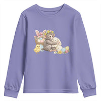 Cute Punch Baby Monkey Easter Youth Sweatshirt Funny Animal Gift
