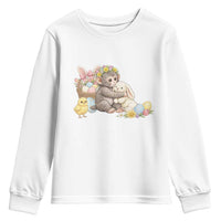 Cute Punch Baby Monkey Easter Youth Sweatshirt Funny Animal Gift