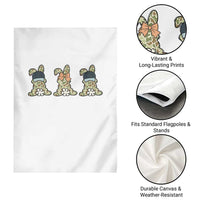 Camo Easter Bunny Garden Flag Funny Hunter Easter Gift