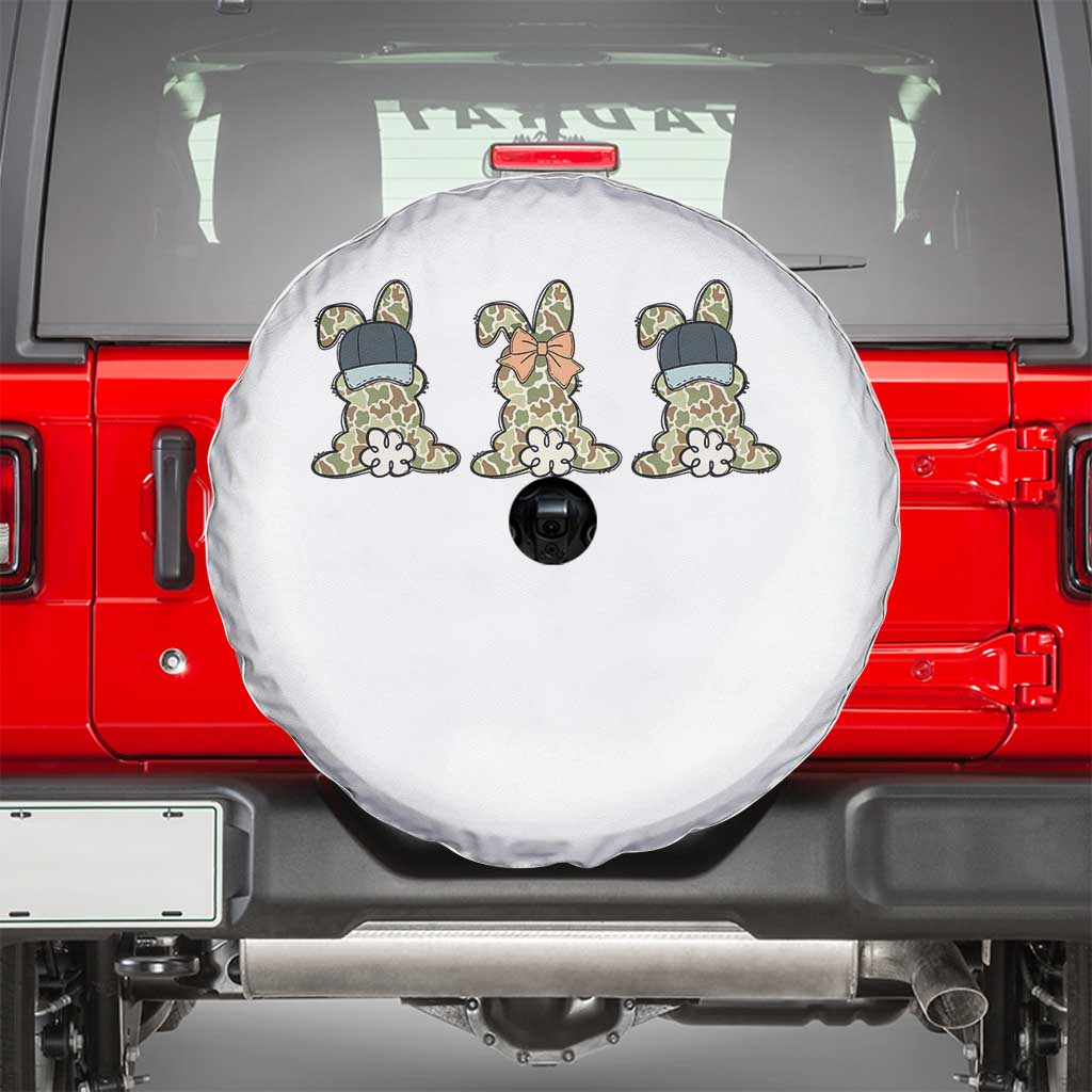 Camo Easter Bunny Spare Tire Cover Funny Hunter Easter Gift