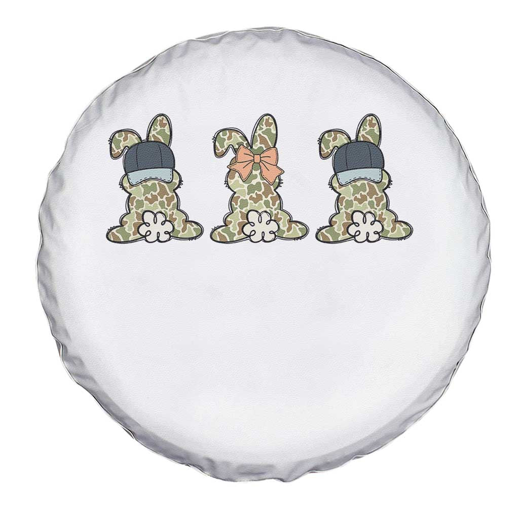 Camo Easter Bunny Spare Tire Cover Funny Hunter Easter Gift