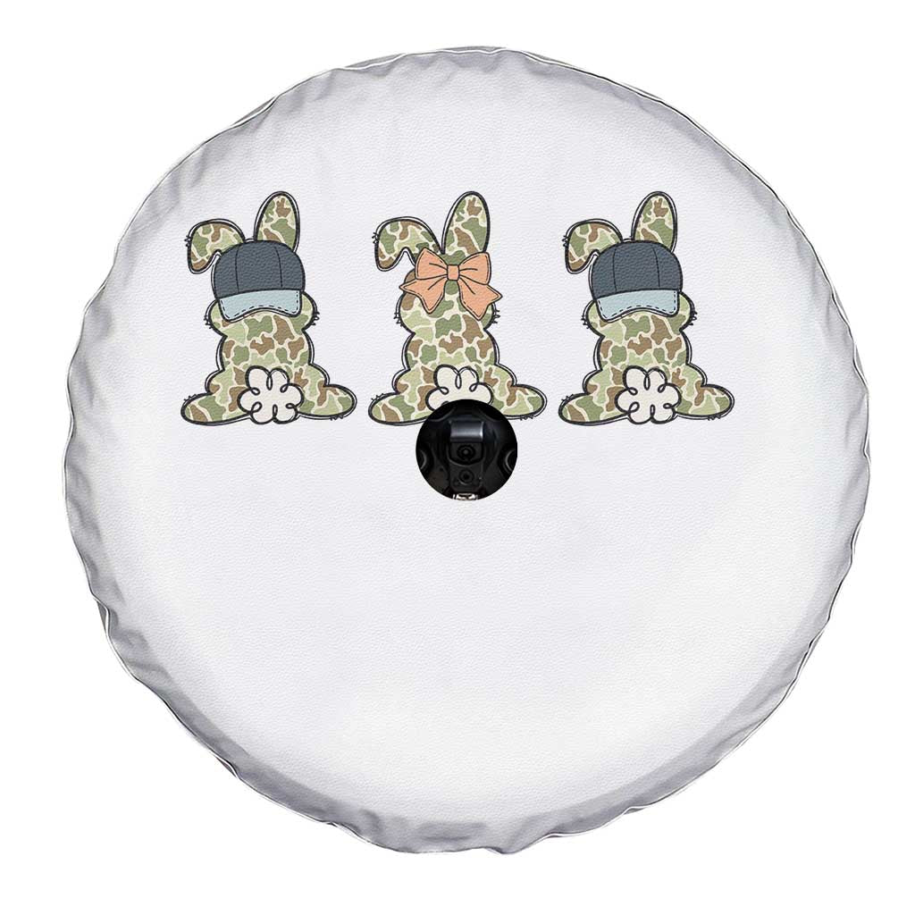 Camo Easter Bunny Spare Tire Cover Funny Hunter Easter Gift
