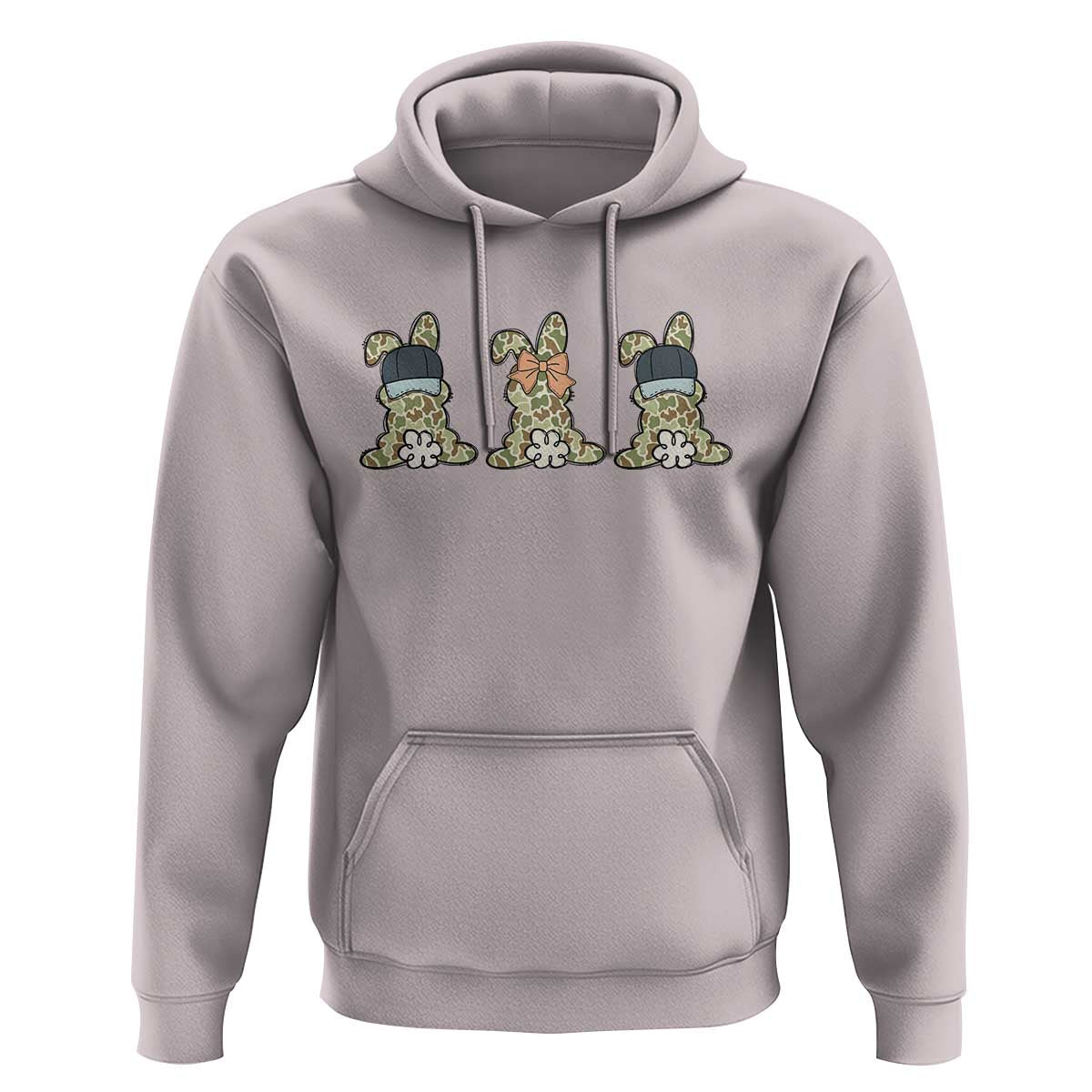 Camo Easter Bunny Hoodie Funny Hunter Easter Gift