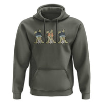 Camo Easter Bunny Hoodie Funny Hunter Easter Gift