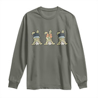 Camo Easter Bunny Long Sleeve Shirt Funny Hunter Easter Gift