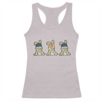 Camo Easter Bunny Racerback Tank Top Funny Hunter Easter Gift