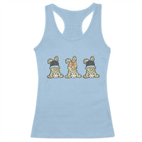 Camo Easter Bunny Racerback Tank Top Funny Hunter Easter Gift