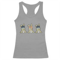 Camo Easter Bunny Racerback Tank Top Funny Hunter Easter Gift