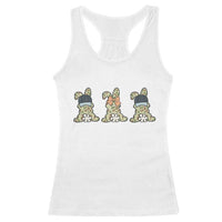 Camo Easter Bunny Racerback Tank Top Funny Hunter Easter Gift