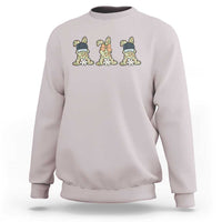 Camo Easter Bunny Sweatshirt Funny Hunter Easter Gift