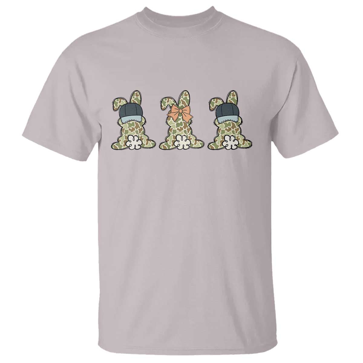 Camo Easter Bunny T Shirt Funny Hunter Easter Gift