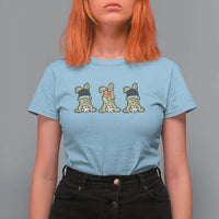 Camo Easter Bunny T Shirt For Women Funny Hunter Easter Gift