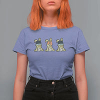 Camo Easter Bunny T Shirt For Women Funny Hunter Easter Gift