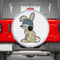 Camouflage Bunny Spare Tire Cover Funny Hunter Easter Gift