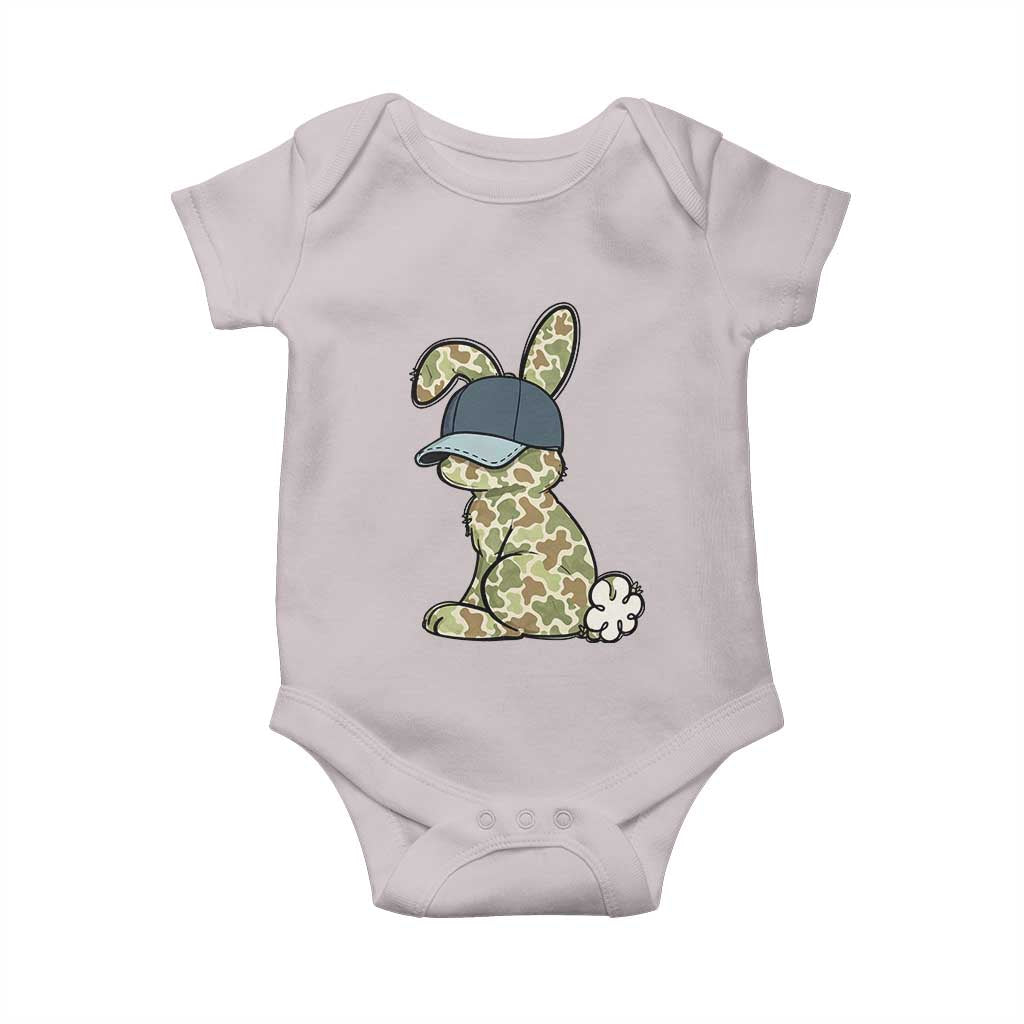 Camouflage Bunny Baby Onesie Funny Hunter Easter Gift