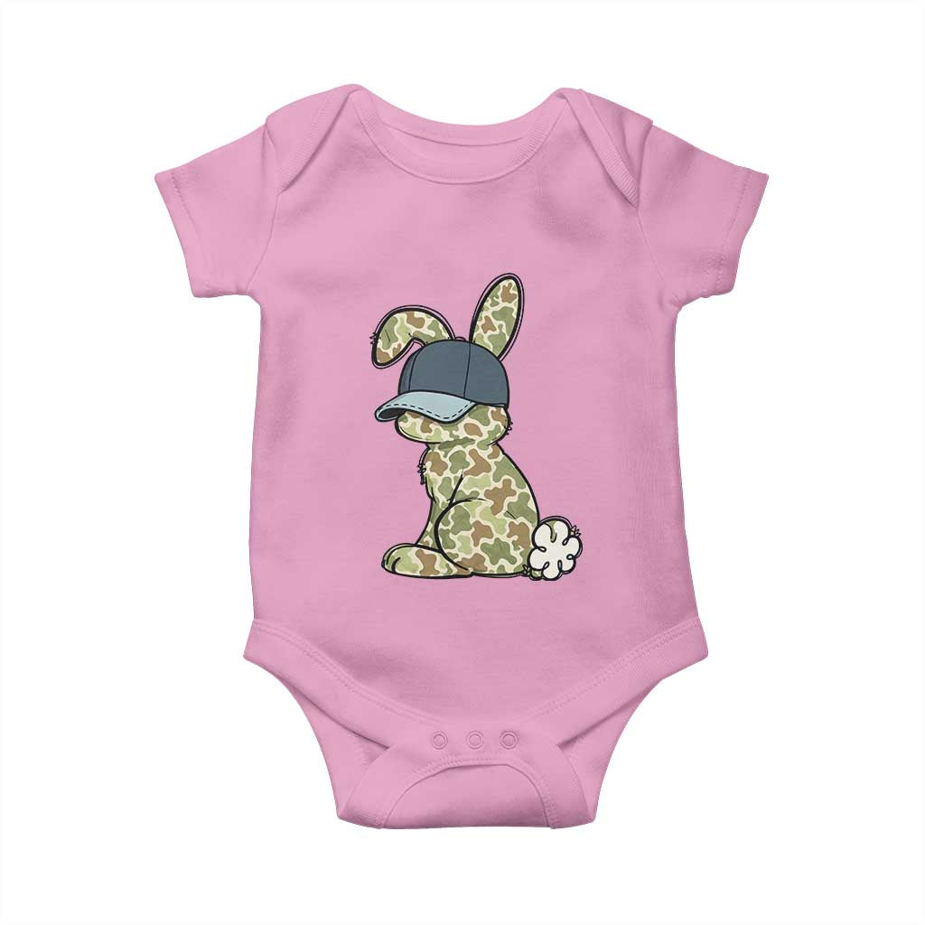 Camouflage Bunny Baby Onesie Funny Hunter Easter Gift
