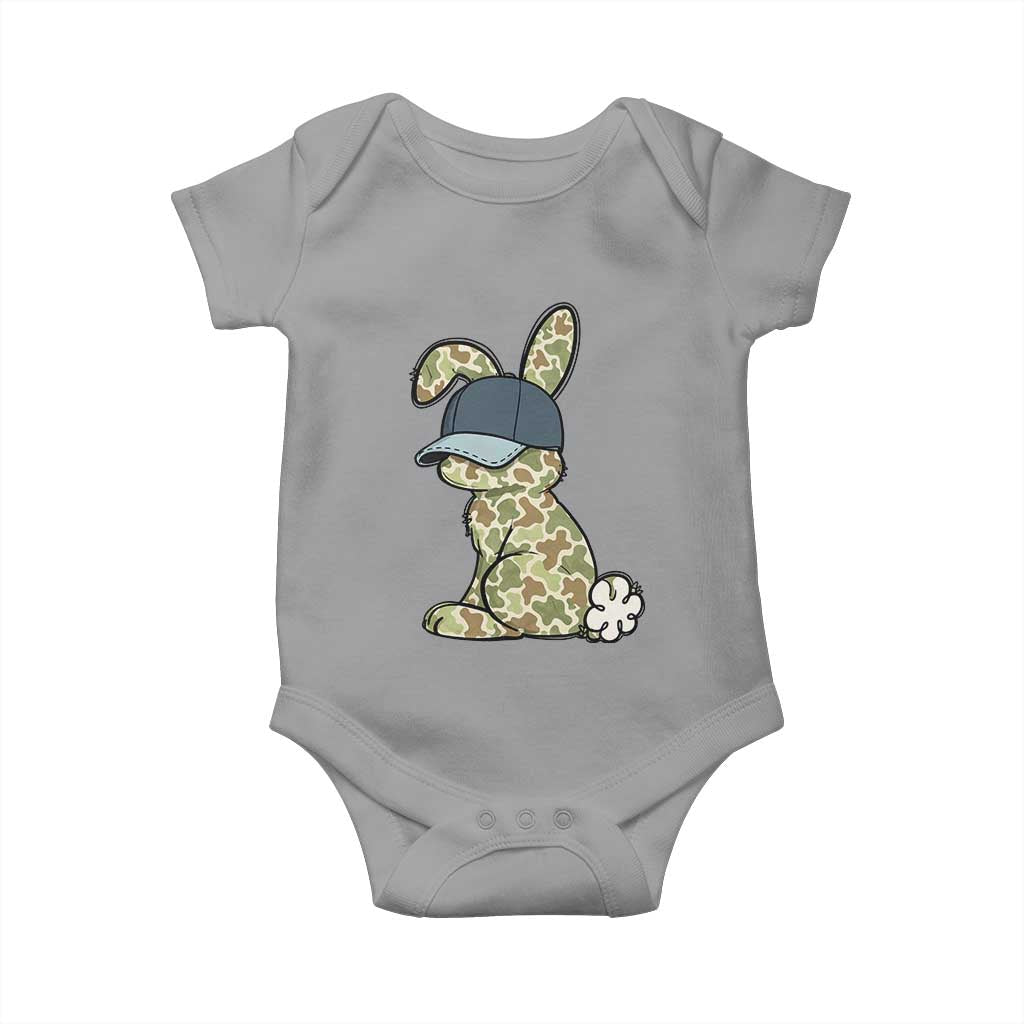 Camouflage Bunny Baby Onesie Funny Hunter Easter Gift