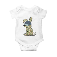 Camouflage Bunny Baby Onesie Funny Hunter Easter Gift