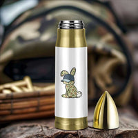 Camouflage Bunny Bullet Tumbler Funny Hunter Easter Gift