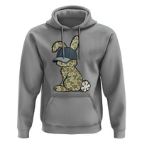 Camouflage Bunny Hoodie Funny Hunter Easter Gift