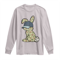Camouflage Bunny Long Sleeve Shirt Funny Hunter Easter Gift