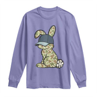 Camouflage Bunny Long Sleeve Shirt Funny Hunter Easter Gift