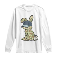 Camouflage Bunny Long Sleeve Shirt Funny Hunter Easter Gift