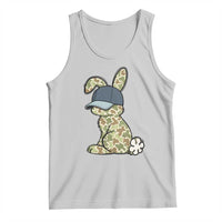 Camouflage Bunny Tank Top Funny Hunter Easter Gift