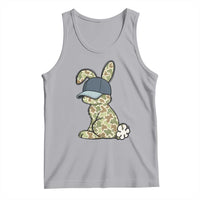 Camouflage Bunny Tank Top Funny Hunter Easter Gift