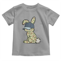 Camouflage Bunny Toddler T Shirt Funny Hunter Easter Gift