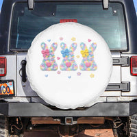 Faux Yarn Easter Bunny Effect Printed Spare Tire Cover Coquette Aesthetic Gift