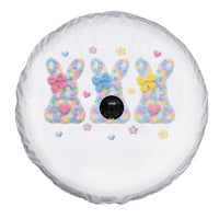 Faux Yarn Easter Bunny Effect Printed Spare Tire Cover Coquette Aesthetic Gift