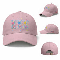 Faux Yarn Easter Bunny Effect Printed Baseball Cap Coquette Aesthetic Gift