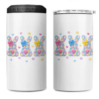 Faux Yarn Easter Bunny Effect Printed 4 in 1 Can Cooler Tumbler Coquette Aesthetic Gift