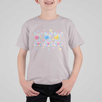 Faux Yarn Easter Bunny Effect Printed T Shirt For Kid Coquette Aesthetic Gift