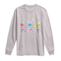 Faux Yarn Easter Bunny Effect Printed Long Sleeve Shirt Coquette Aesthetic Gift