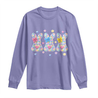 Faux Yarn Easter Bunny Effect Printed Long Sleeve Shirt Coquette Aesthetic Gift