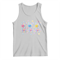 Faux Yarn Easter Bunny Effect Printed Tank Top Coquette Aesthetic Gift