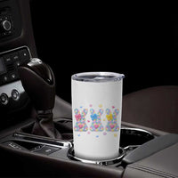 Faux Yarn Easter Bunny Effect Printed Tumbler Cup Coquette Aesthetic Gift