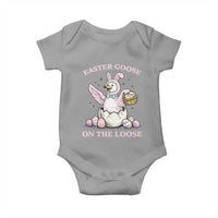 Easter Goose On The Loose Baby Onesie Funny Easter Egg Hunt Gift